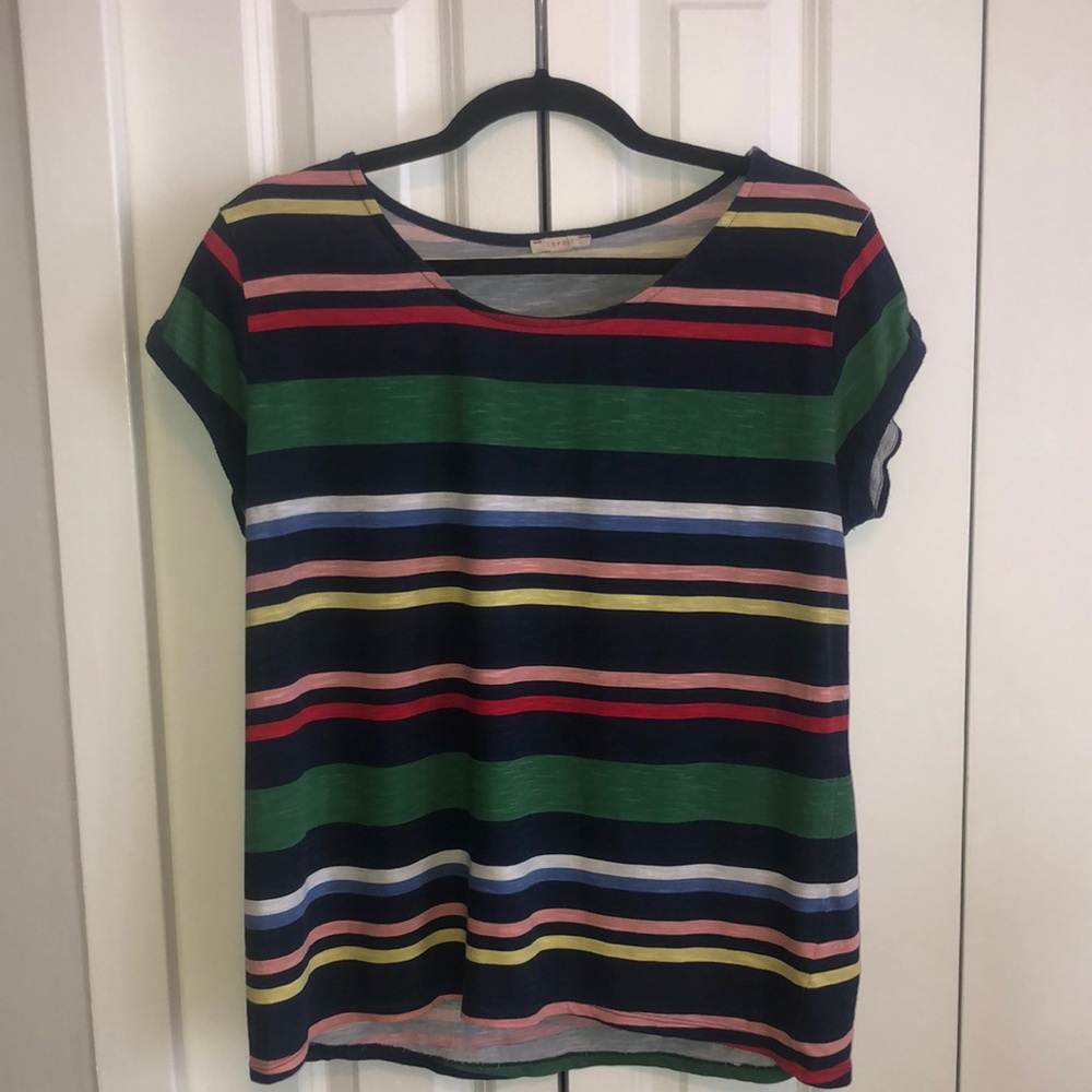 Esprit Multi Stripe Tee - Size M/L